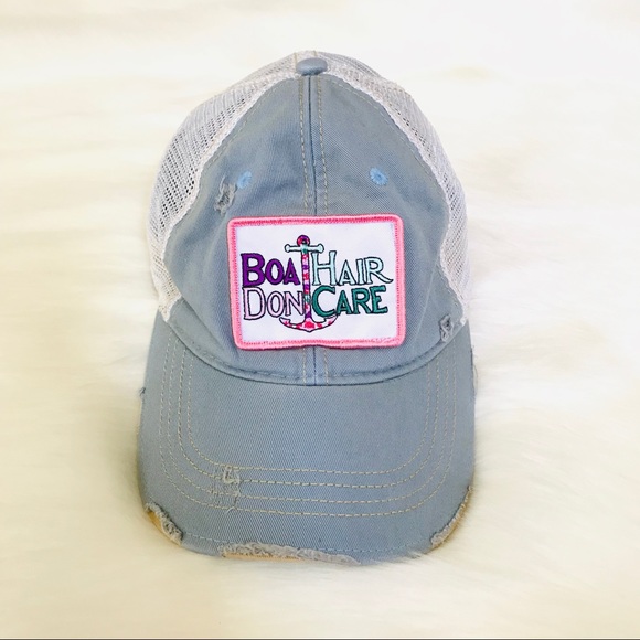 Accessories - Fishing/ Boat Hair Don’t Care Preppy Hat